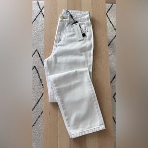All Things Golden A.T.G. THE HIGH RISE STRAIGHT LEG - CRISP WHITE